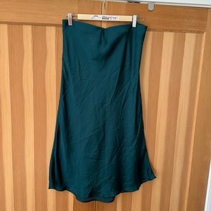 Midi satin skirt from Nordstrom
